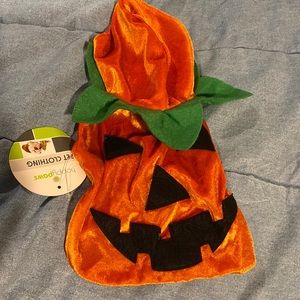 New NWT Happy Paws Pet Clothing jack o lantern XS costume